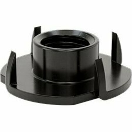 BSC PREFERRED Steel Tee Nut Inserts Black-Oxide 5/8-11 Size 0.466 Installed Length, 5PK 90975A334